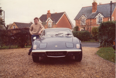 Mum and Dads driveway with Elan 1984.jpg and 